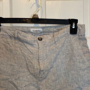 Goodfellow & Co Gray Flat Front Men Shorts